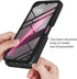 TJS Compatible for T-Mobile Revvl 6X 5G Case, with Built-in Screen Protector, TPU Matte Marble Soft Skin Case (Green)