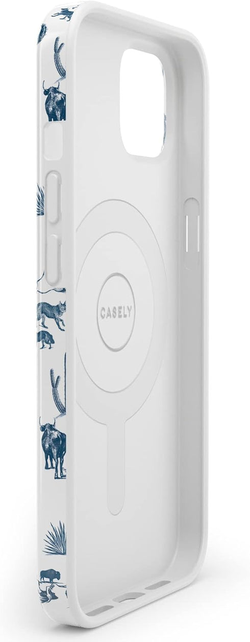 Casely iPhone 13 Case, Compatible with MagSafe, Wild West Adventure Desert Western Design