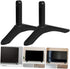 Cabilock 1 Pair Tv Stand for Bedroom No-Drill Tv Desktop Mount Stand Stable Base Tabletop Universal Heavy Duty Bracket
