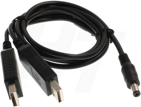 EP-5B Dual USB to DC Coupler Power Supply Adapter for Nikon D7000 D7100 D7200 D7500 D500 D610 D750 D800 D810 D850