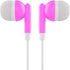 Maeline 10 Pack Bulk Earbuds with 3.5 mm Headphone Plug - Pink
