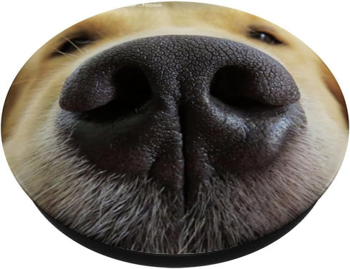 Dog Owner Muzzle Snoot Christmas Golden Retriever Gift PopSockets Standard PopGrip