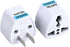 ANRANK 2 Pack UAE25010AK High Performance Universal UK/EU/AU to US Adapter Travel Power Plug Converters
