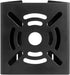 Universal Vertical Pole Mount Adapter Bracket for CCTV Security Camera PTZ Dome, Black with 4 Loops