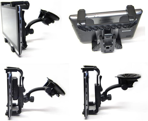 Car Truck GPS & Tablet Windshield Mount, Suction Cup Holder with Adjustable Bracket, Fits 7 Inch Garmin Devices