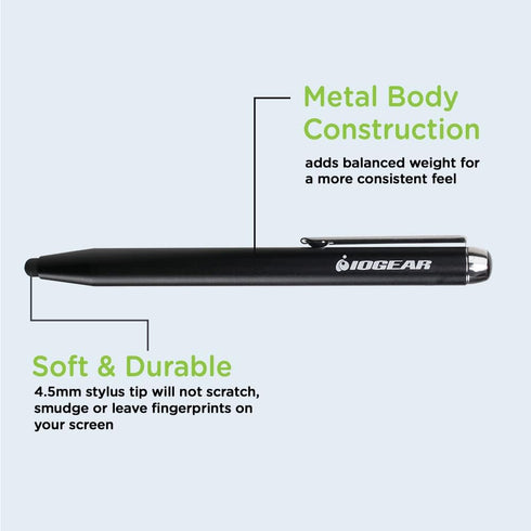 IOGEAR Accu-Tip Stylus for Tablets and Smartphones, GSTY200