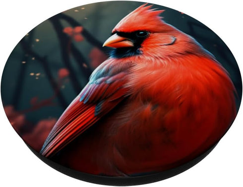 Cardinal Bird PopSockets Standard PopGrip for Phone Accessories