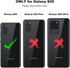 Jiunai Galaxy S20 Case, Wallet Case with Credit Card Holder, Dual Layer Rubber Cover for Samsung Galaxy S20