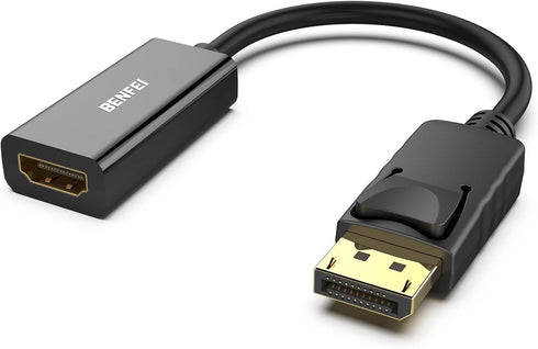 BENFEI 4K DisplayPort to HDMI Adapter, Gold-Plated DP 1.2 to HDMI 1.4, Compatible with Lenovo Dell HP