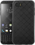 ELISORLI BlackBerry KEYone Case - Rugged Slim Anti-Slip Rubber TPU Cover for KEY1, Full Body Silicone, Black.