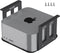 IFCASE Aluminum Under Desk Stand Mount for Mac Studio M2 M1 Max, Ultra with Anti-Scratch Pad (Black)