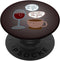 Wine VS Coffee - Funny Fight Grip for Wine & Coffee Lovers - PopSockets PopGrip: Swappable Grip for Phones & Tablets