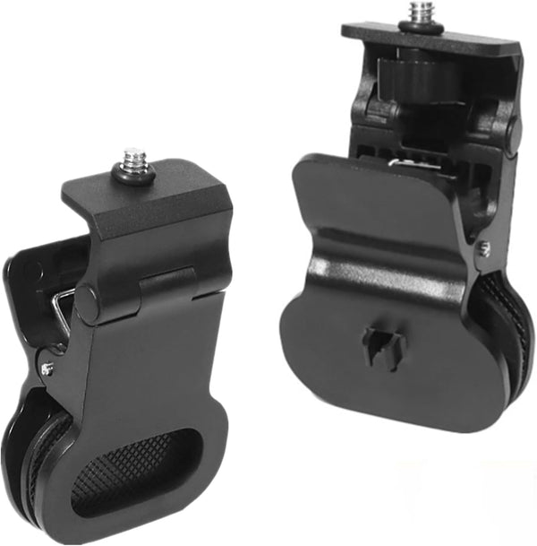 KxpkBom 2-Pack Selfie Light Clip Mount Holder with 1/4" Screw Connector - Universal