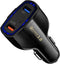 Fast Car Charger Adapter, QC3.0 Quick Power Delivery Block with Dual USB Type C Ports, Compatible with iPhone 15 Pro Max
