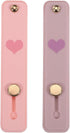 MECCANIXITY 2 Pcs Phone Loop Finger Holder Silicone Phone Strap Grip Holder Cell