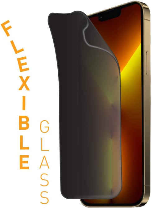 ARMOR Flexible Glass Screen Protector for iPhone 13 Pro Max, Privacy Guard with 9H Hardness