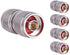 XRDS -RF 5 PCS N Type Connectors, N-Male to N-Male Adapter LOW LOSS N Connector
