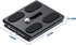 Fotopro 50mm 1/4 Inch arca Swiss Plate with Screw Universal Quick Release Plate for DSLR Camera Tripod Ball Head