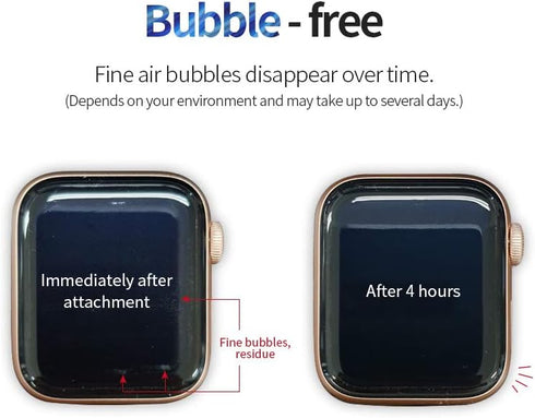 Shop skoko 3+3 PCS Back & Screen Protector Skin for Apple Watch 41/40mm 9 8 7 6 5 4 SE2 SE, Full Coverage, Easy Install.