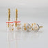 Viborg Audiocrast 4X HiFi Speaker Banana Plug Connectors 4MM BFA Type with Heat Shrink Tubing - Gold