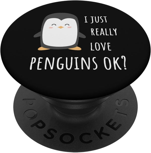 PopSocket Penguin - I just really love penguins ok? Standard PopGrip
