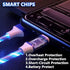 Micro USB Cable Android Charger, 6.6FT LED Light Up Glowing Fast Charging Cord for Android Devices, Green