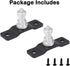 2-Pack 5/8" 1/4" T-Type Wall Ceiling Mount Light Stand Stud with Thread Anchor for Studio Lighting