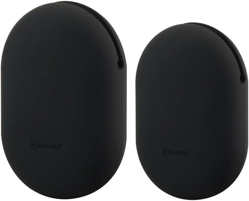 Geekria Silicone Case for Jabra Sport Pace, Jaybird X3, X2, BlueBuds X, Earbuds Storage Bag (M+S, 2Pcs)