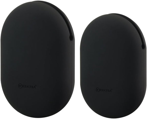 Geekria Silicone Case for Jabra Sport Pace, Jaybird X3, X2, BlueBuds X, Earbuds Storage Bag (M+S, 2Pcs)