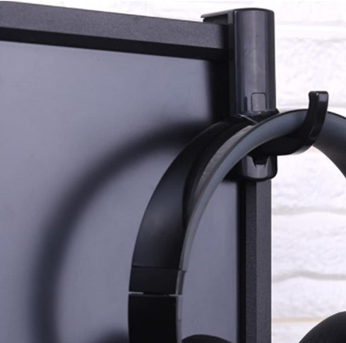 2 Pack Headphone Stand Hook - Stick-on Hanger for Computer Over Ear Earphones, Gaming Storage Rack