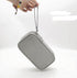 Electronic Organizer Bag, Waterproof Portable Travel Cable Storage Case for USB Drive, Charger, Headphones, Grey
