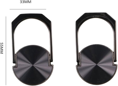 2PCS Foldable Laptop Stand,Non-Slip Base Bracket Support Invisible Mini Cooling Stand Zinc Alloy Foldable Feet Holder Keyboard Cooling Pad