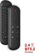 LUVI Air Mouse Remote Control Mouse Wireless Mini Keyboard 2.4G & BT5.2 Motion Sensing Backlit Rechargeable Compatible with Android TV Box/PC/Smart TV/Projector/All-in-one PC/MAC