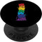Cat Stack Rainbow Gay Pride - Cute LGBT Animal Pet Lover Gift PopSockets Swappable PopGrip