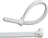 Superun Releasable Zip Ties - 8 Inch, 50 Lbs Tensile Strength, Pack of 100 Reusable Cable Ties in White