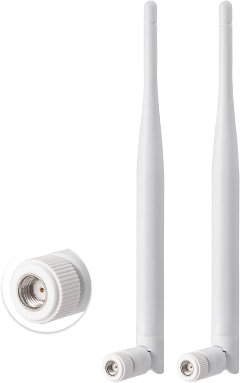 Eightwood 2.4GHz 5GHz 6dBi WiFi Antenna for Security Camera Surveillance DVR Recorder WiFi