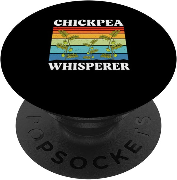 Purely Chickpea Pulse Cool Chickpea Whisperer Chickpeas Farm Chick Peas Enthusiast PopSockets Standard PopGrip