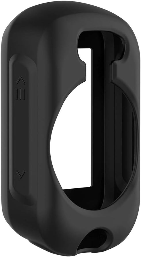 LOKEKE Silicone Protective Case Cover for Garmin Edge 130 Plus - Black Shell Skin