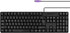 MCSaite Wired PS2 104 Keys Computer Keyboard, Black Waterproof - US Layout Compatible with Windows, PC, Laptop