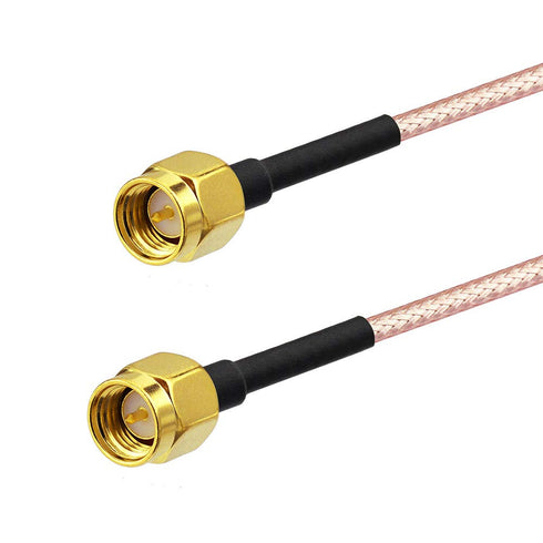 BINGFU SMA Male to SMA Male RG316 Coaxial Jumper Cable, 30cm 12 inch (2-Pack) for LNA RTL SDR Dongle