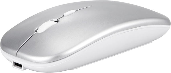 Wireless Bluetooth Mouse for Apple iPad, iPhone, MacBook, Android, Samsung Tablet, Dual-Mode Rechargeable Portable Mice