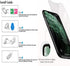Phone Case for BLU View 4 (6.1") with 1X Tempered Glass Screen Protector, Ultra Thin Shockproof Black Soft Silicone
