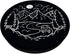 Black White Nature Mountain Camper Moon PopSockets Standard PopGrip
