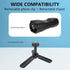 MOUNTDOG Portable Webcam Stand & Mini Tripod, Extendable Tabletop Tripod for iPhone, Camera, Samsung - Black