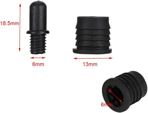Speaker Grill Guides, 10 Pairs Dust Proof Plastic Speaker Grill Peg Kit, Snap Button Fasteners