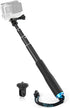 Trehapuva 28 Extension Selfie Stick Compact Handle Grip Adjustable Pole Waterproof Monopod Accessories