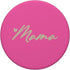 Beige Pink Heart Mama PopSockets Standard PopGrip