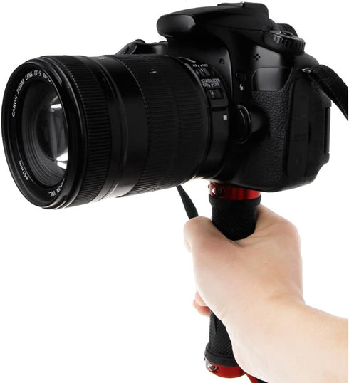 Universal Camera Handle Grip Support Mount with 14-20 Thread for Digital Video Camera, Camcorder, Action Camera, LED