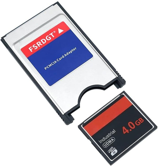 ANXILE 1 PCS 4GB CF Memory Card and 1 PCS PC Card Adapter
