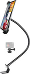 woleyi Car Seat Rail Tablet Mount for Truck, Aluminum Gooseneck Car Floor Bolt